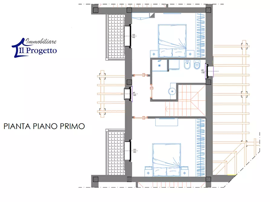 Immagine 6 di Casa semindipendente in vendita  a Castelnuovo Magra