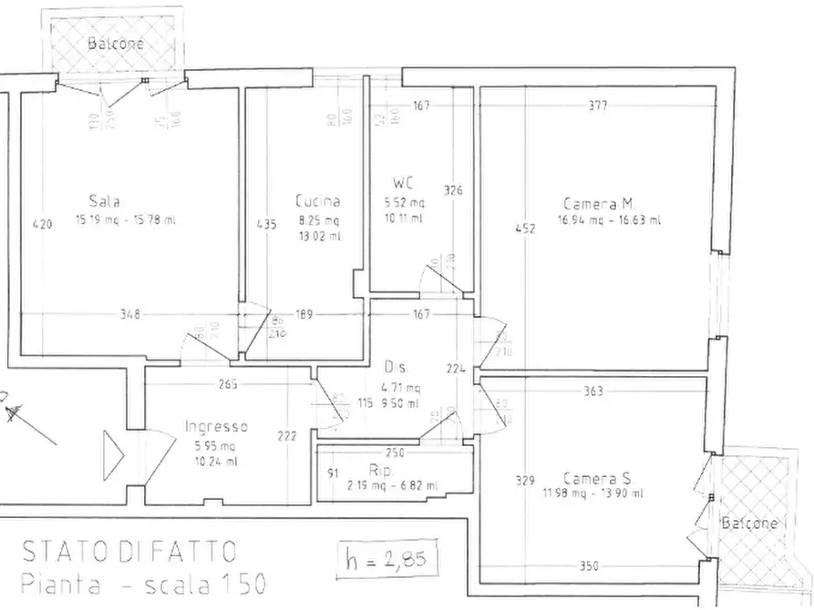 Immagine 1 di Appartamento in vendita  a Massa