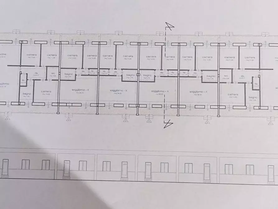 Immagine 1 di Villetta a schiera in vendita  a Pisa