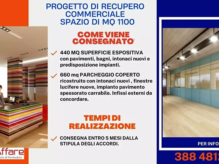 Immagine 12 di Locale commerciale in affitto  a Pontedera