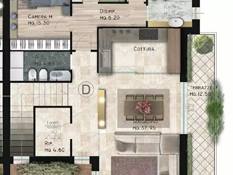 Immagine 13 di Appartamento in vendita  a Pontedera