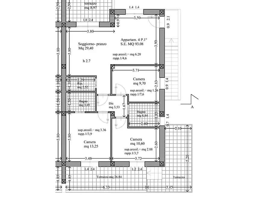 Immagine 11 di Appartamento in vendita  a Cecina