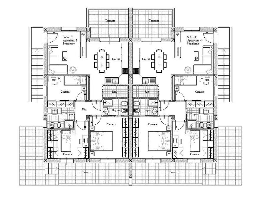 Immagine 5 di Appartamento in vendita  a Cecina
