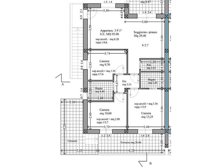 Immagine 10 di Appartamento in vendita  a Cecina
