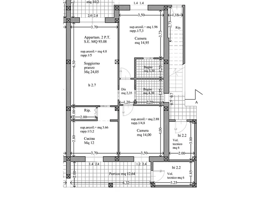 Immagine 9 di Appartamento in vendita  a Cecina