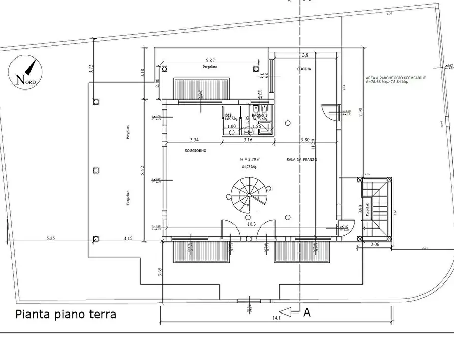 Immagine 7 di Casa indipendente in vendita  a Montignoso