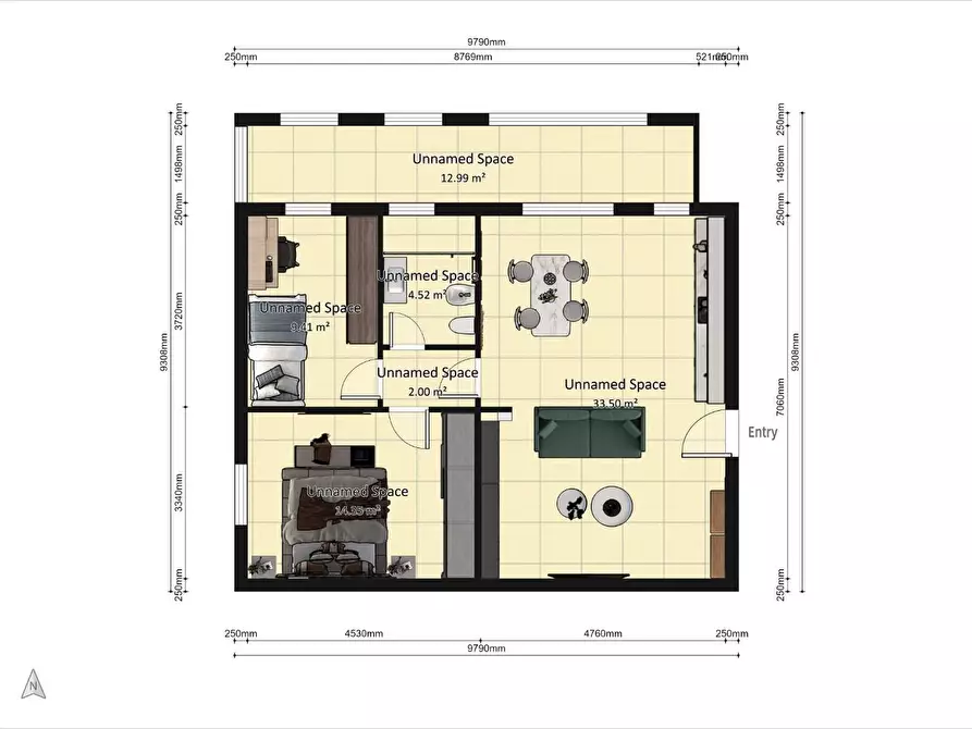 Immagine 8 di Appartamento in vendita  a Pontedera