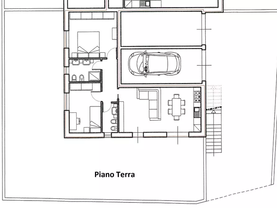 Immagine 3 di Appartamento in vendita  a San Miniato