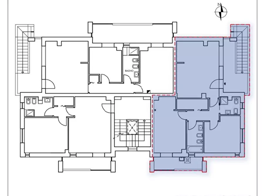 Immagine 5 di Appartamento in vendita  a Pontedera