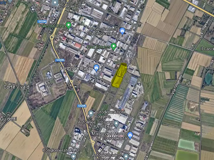Immagine 1 di Terreno industriale in vendita  a Pisa