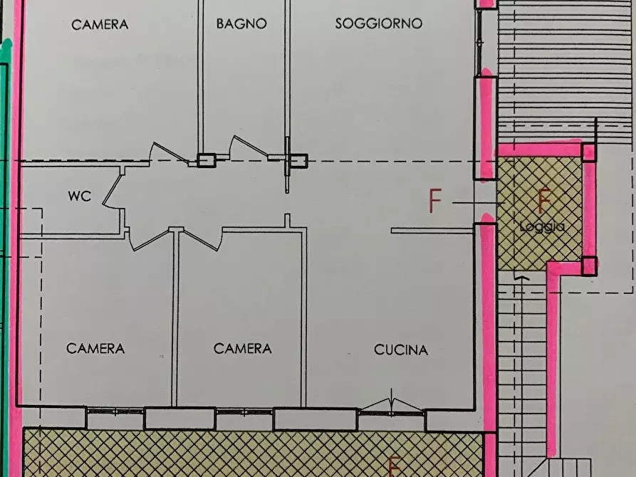 Immagine 4 di Appartamento in vendita  a Pontedera