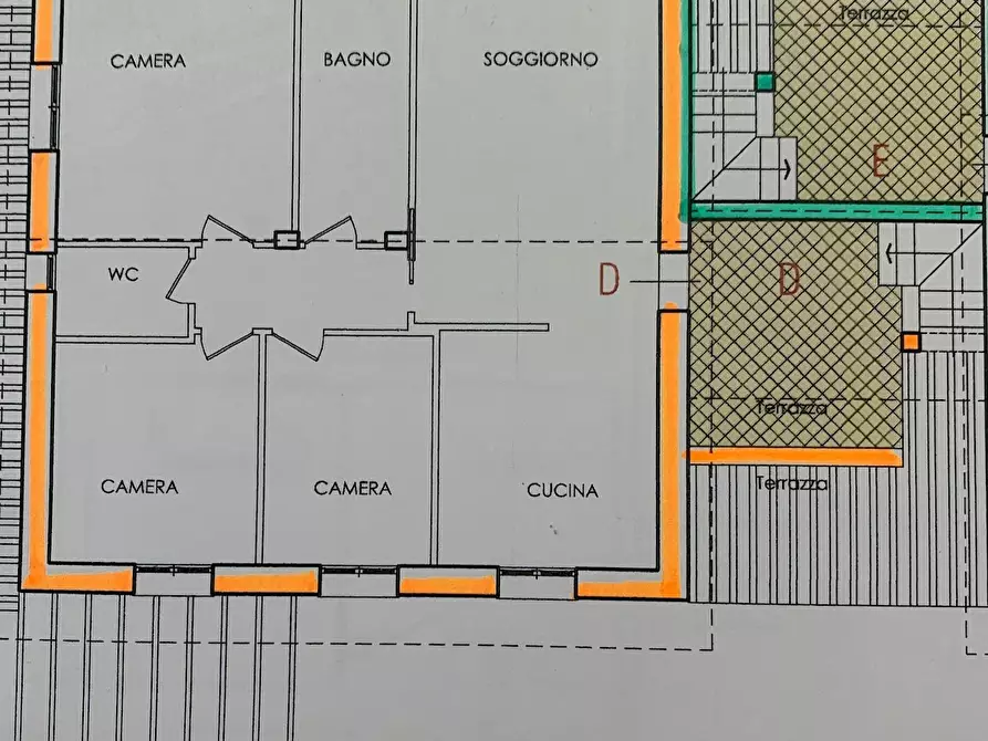 Immagine 4 di Appartamento in vendita  a Pontedera