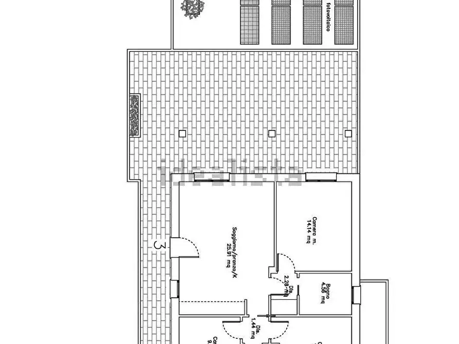 Immagine 11 di Casa quadrifamiliare in vendita  a Cecina