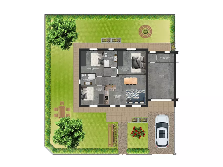 Immagine 3 di Casa quadrifamiliare in vendita  a Cecina