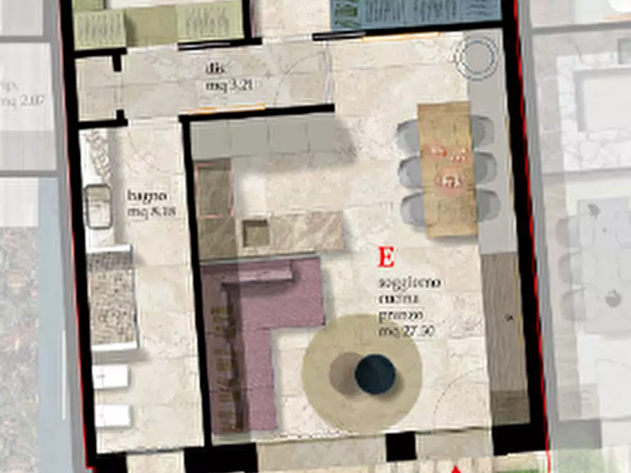 Immagine 2 di Appartamento in vendita  a Cascina