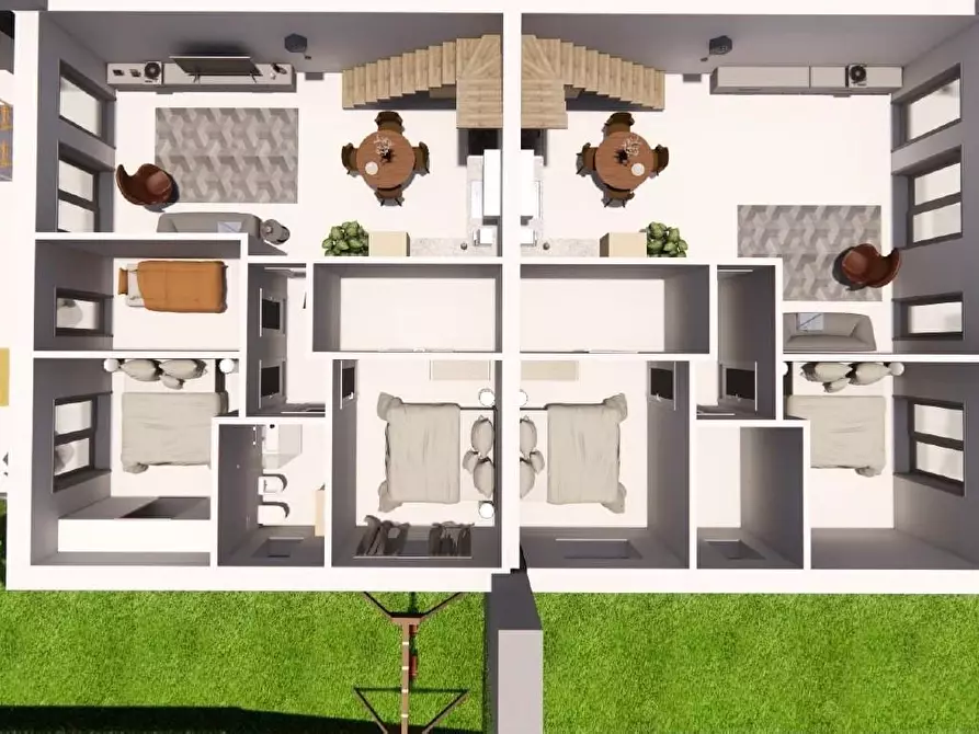 Immagine 4 di Villetta a schiera in vendita  a Massa