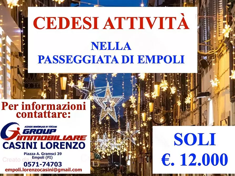 Immagine 1 di Attività commerciale in vendita  a Empoli