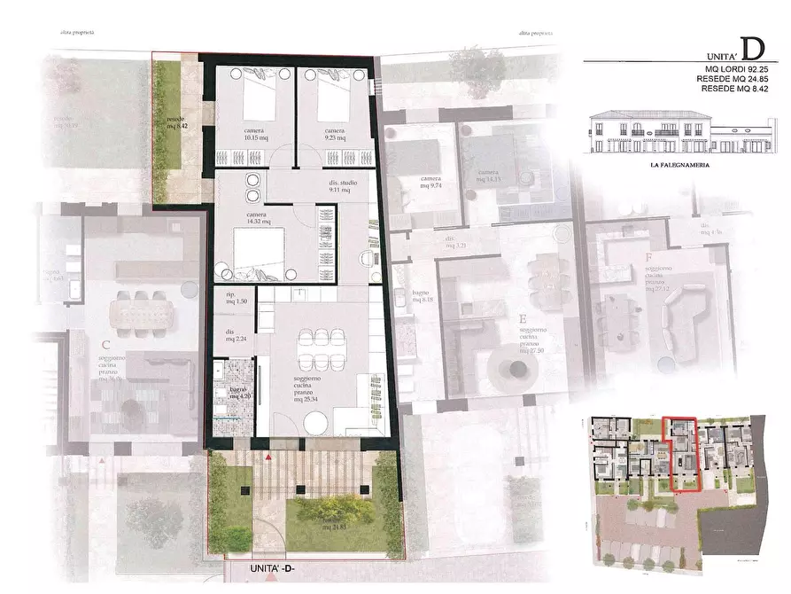 Immagine 2 di Appartamento in vendita  a Cascina