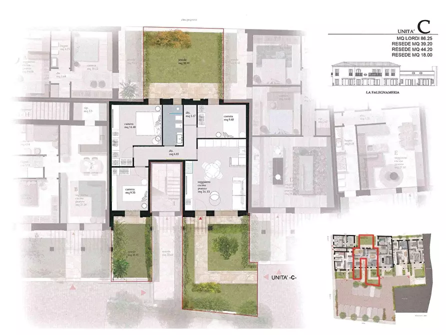 Immagine 2 di Appartamento in vendita  a Cascina