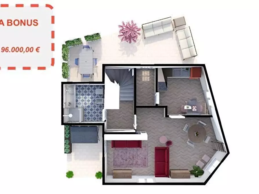 Immagine 7 di Terratetto in vendita  a Pisa