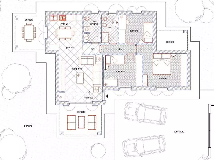 Immagine 2 di Villa in vendita  a Ortonovo