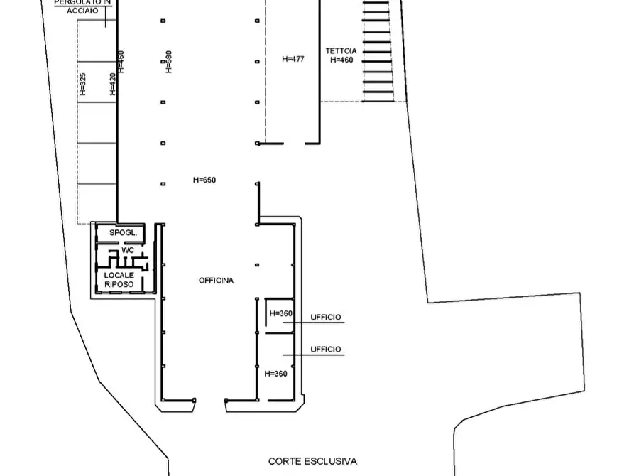 Immagine 20 di Capannone industriale in vendita  a Massa