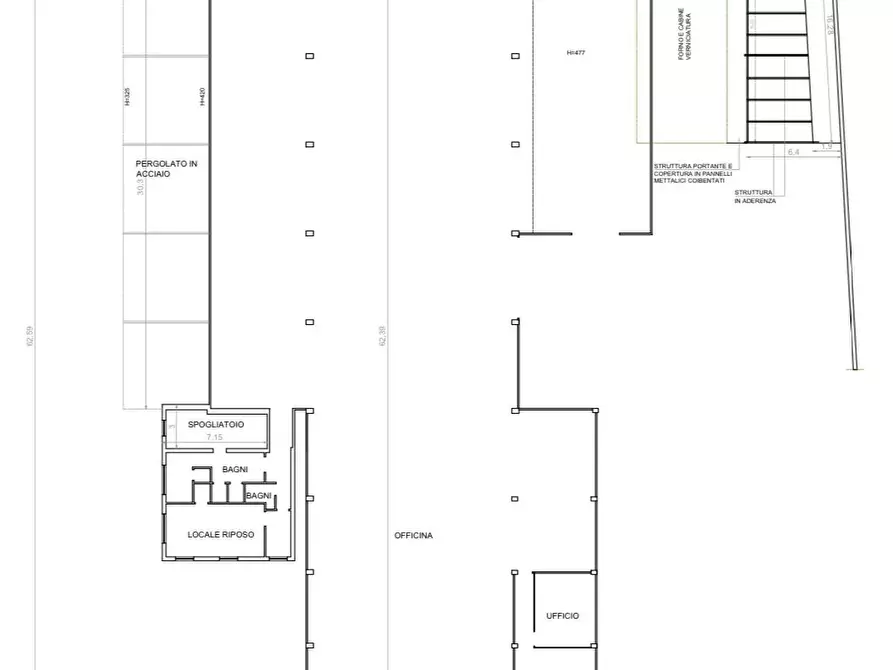 Immagine 19 di Capannone industriale in vendita  a Massa