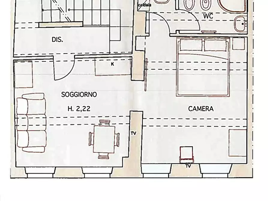 Immagine 10 di Appartamento in vendita  a Lucca