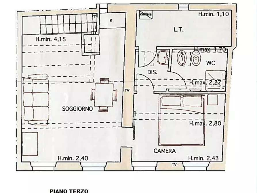 Immagine 12 di Appartamento in vendita  a Lucca