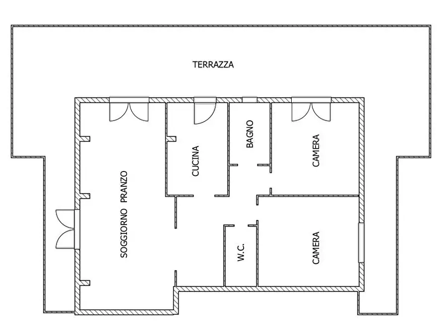 Immagine 13 di Mansarda in vendita  a Massa