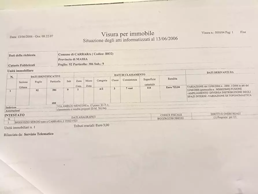 Immagine 55 di Casa bifamiliare in vendita  a Carrara