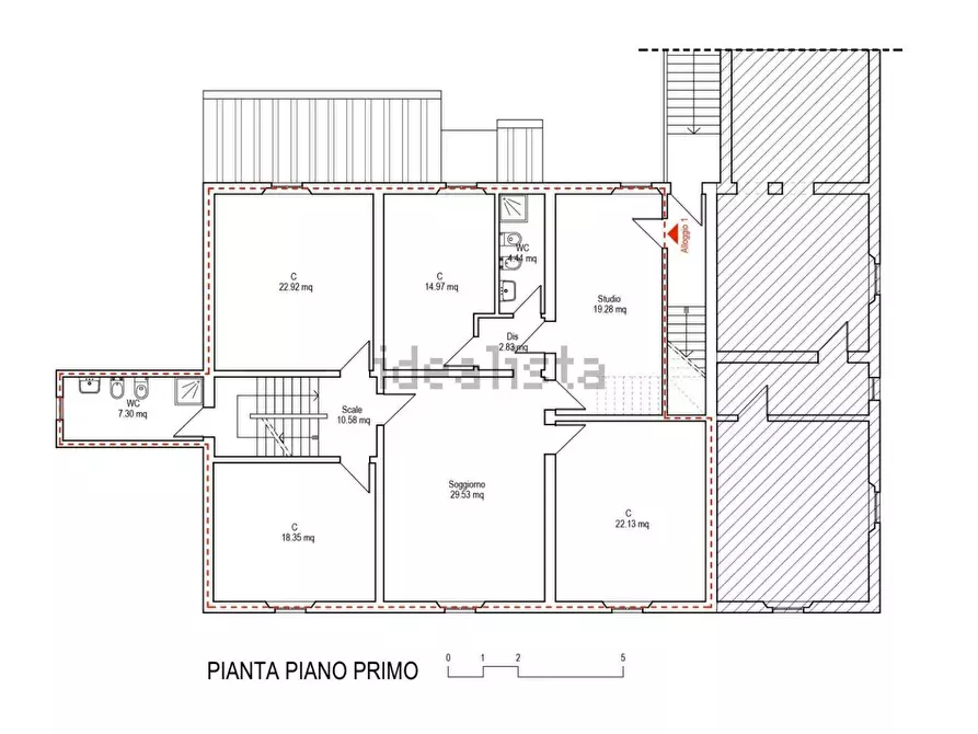 Immagine 11 di Villa in vendita  a Cecina