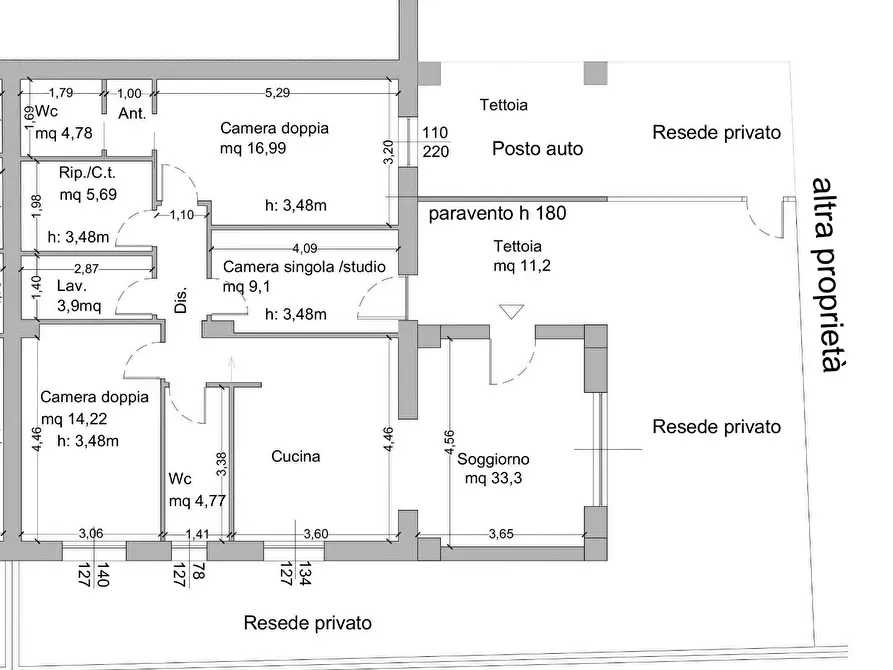Immagine 12 di Appartamento in vendita  a Colle Di Val D'elsa
