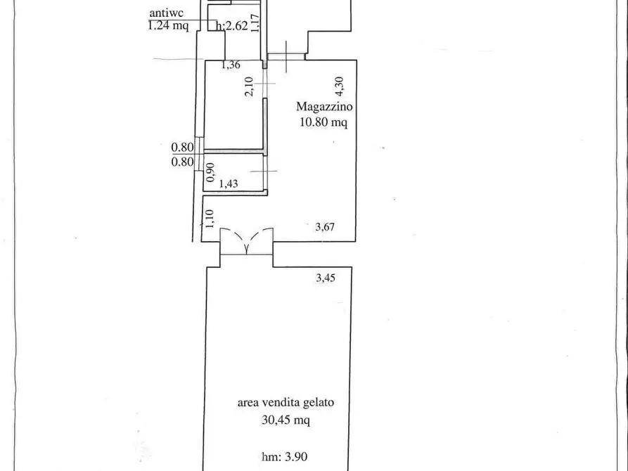 Immagine 2 di Locale commerciale in vendita  a Pisa