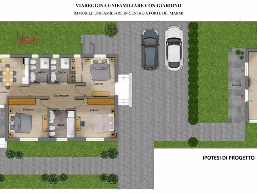 Immagine 12 di Villa in vendita  a Forte Dei Marmi