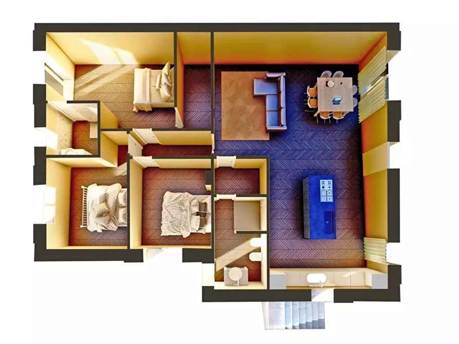 Immagine 2 di Casa bifamiliare in vendita  a Massa