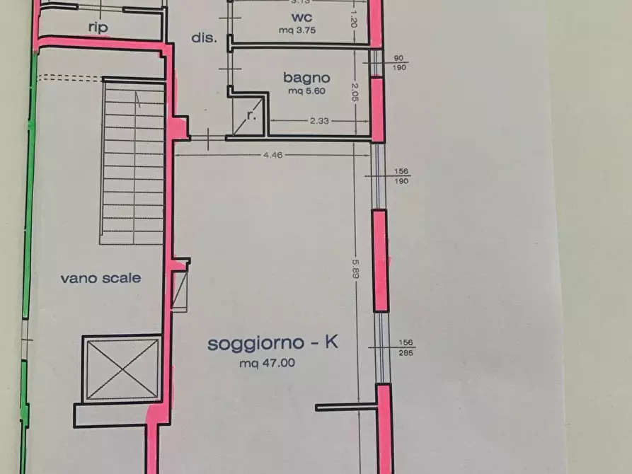 Immagine 2 di Appartamento in vendita  a Pisa