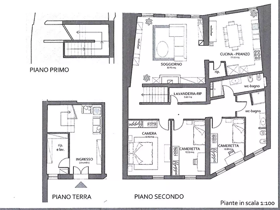 Immagine 1 di Appartamento in vendita  a Montopoli In Val D'arno