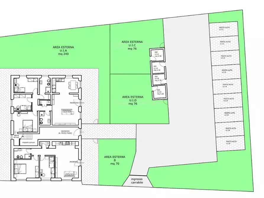 Immagine 2 di Appartamento in vendita  a Lucca