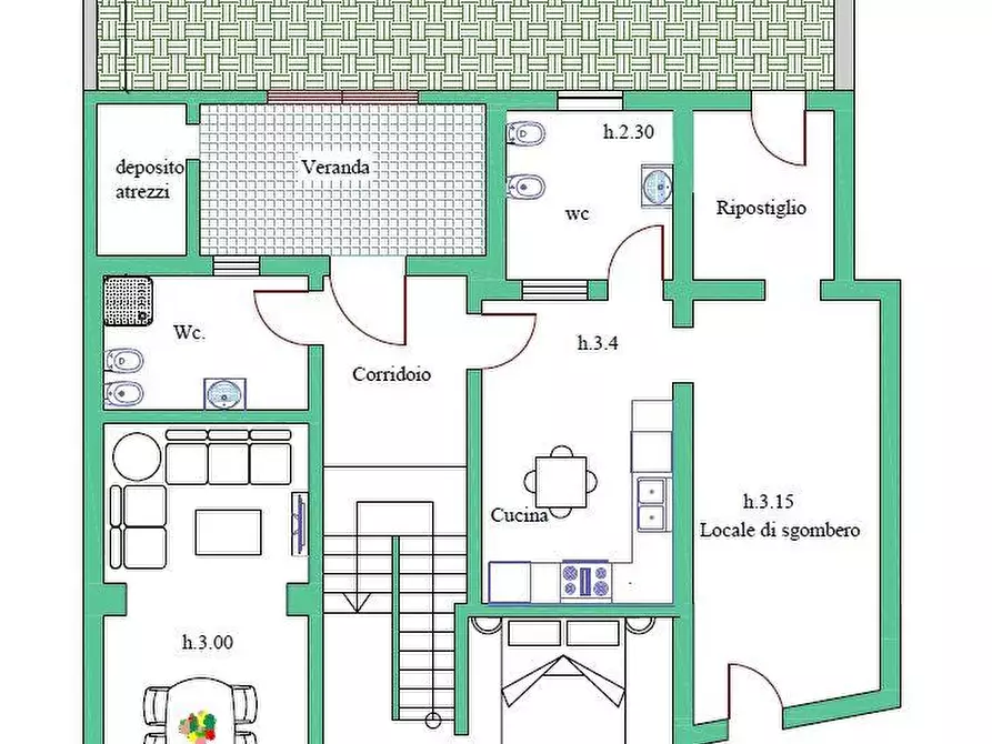 Immagine 31 di Casa indipendente in vendita  a Tresnuraghes