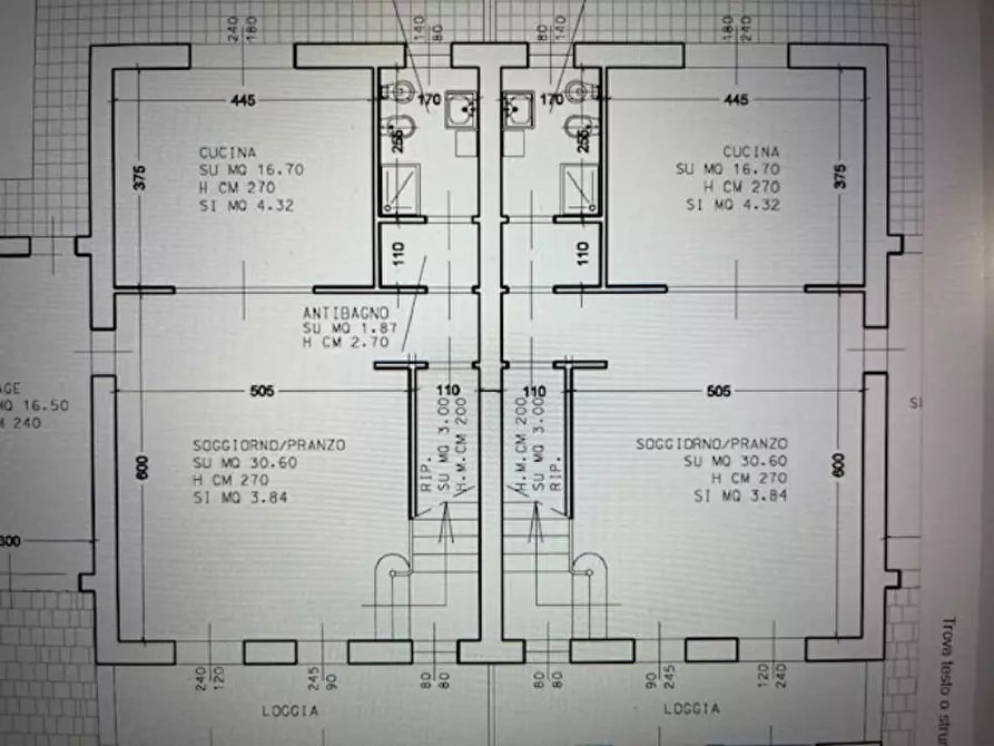 Immagine 10 di Villetta a schiera in vendita  a Pontedera