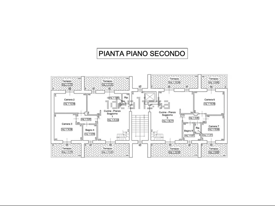 Immagine 6 di Appartamento in vendita  a Cecina