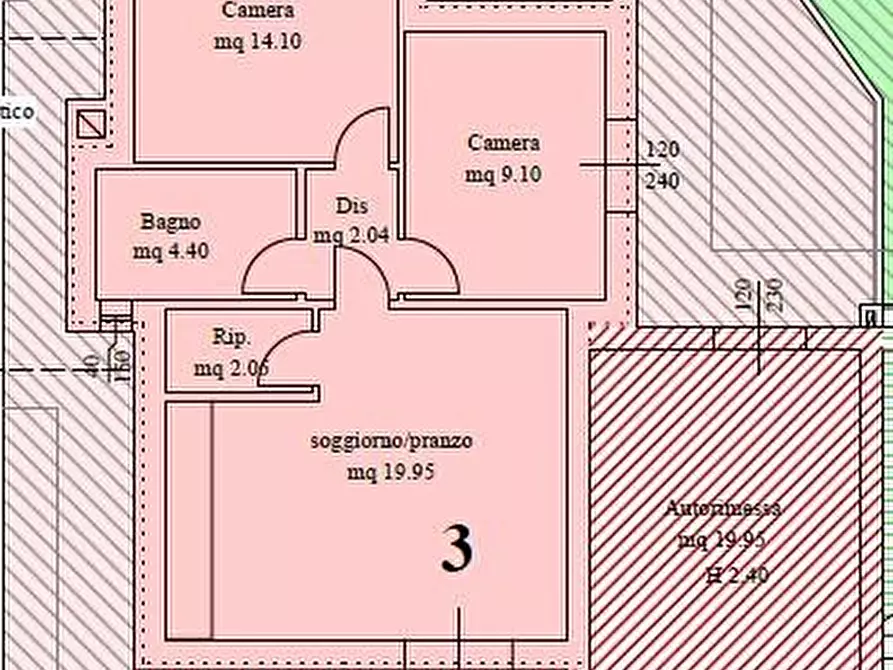 Immagine 4 di Appartamento in vendita  a Cecina