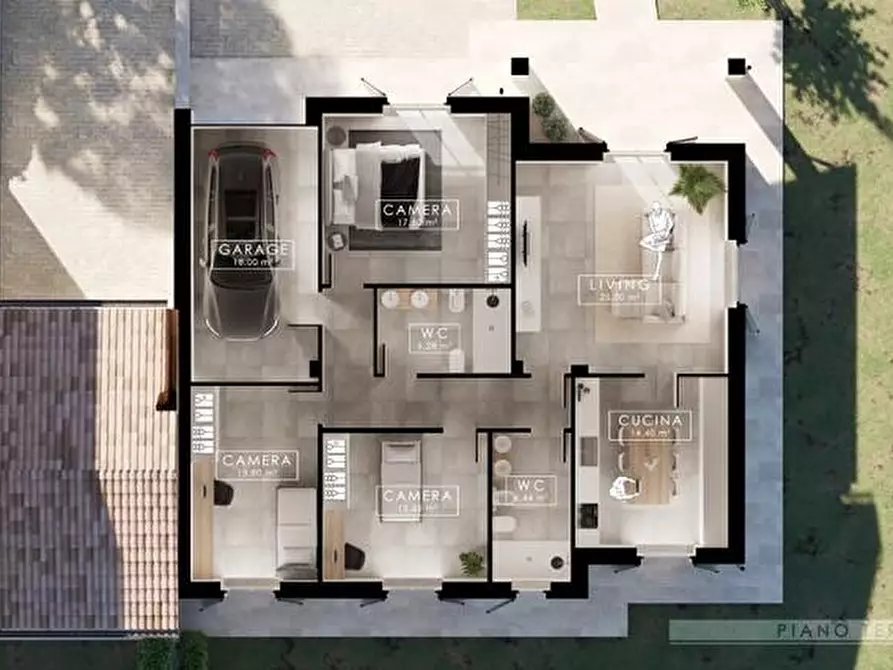 Immagine 3 di Casa bifamiliare in vendita  a Colle Di Val D'elsa