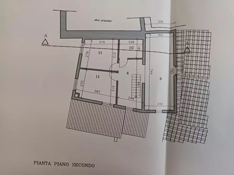 Immagine 2 di Terratetto in vendita  a Bagni Di Lucca