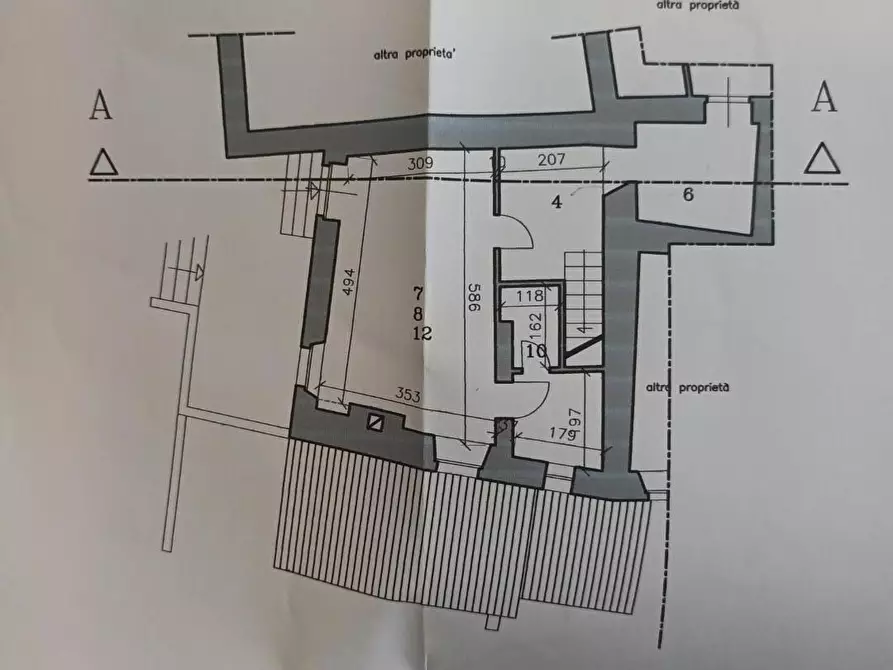 Immagine 4 di Terratetto in vendita  a Bagni Di Lucca