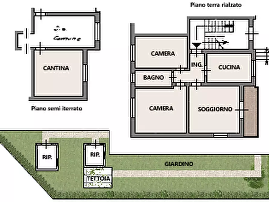 Immagine 1 di Appartamento in vendita  a Vicopisano