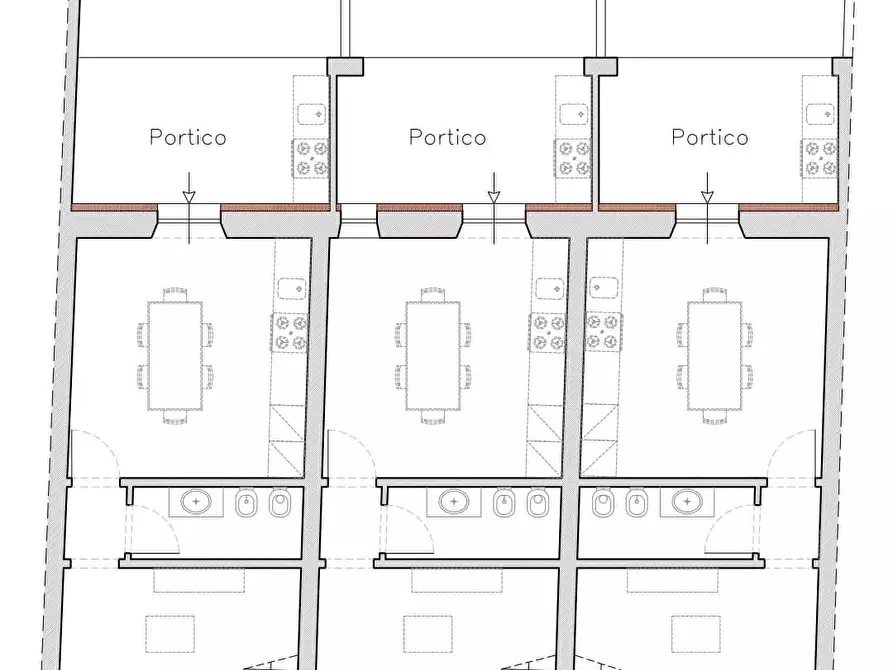 Immagine 3 di Terratetto in vendita  a Carrara
