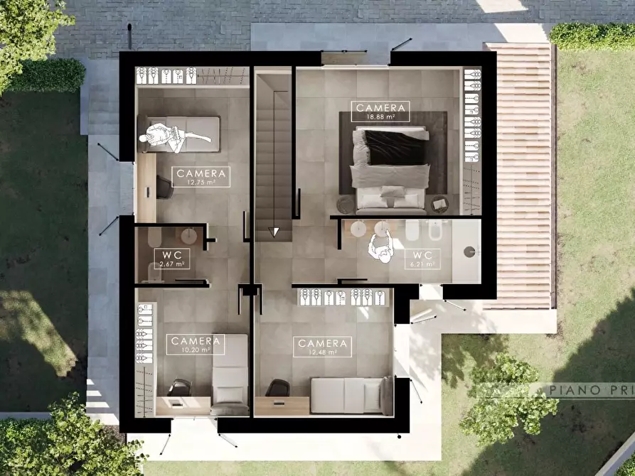 Immagine 3 di Villa in vendita  a Colle Di Val D'elsa