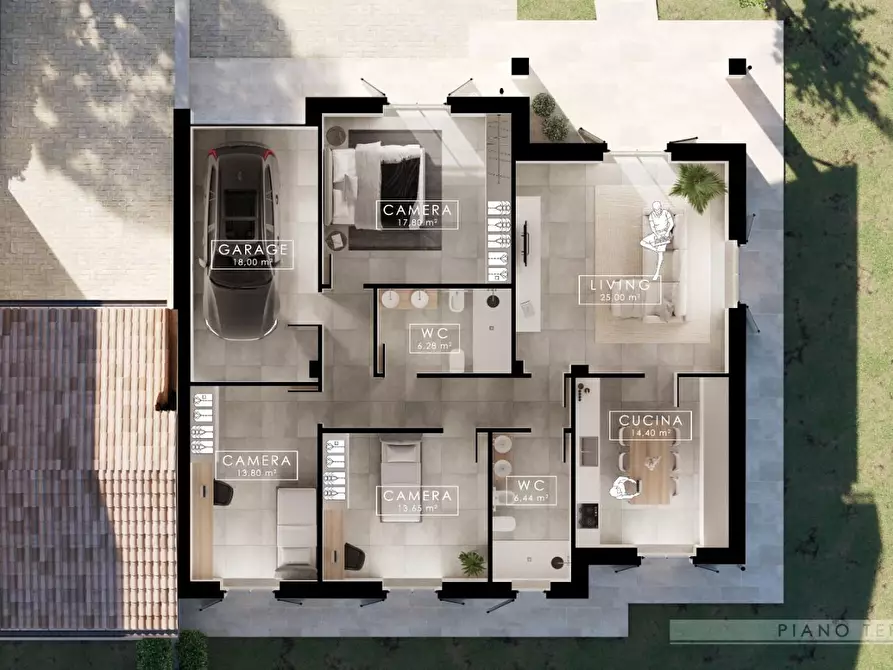 Immagine 4 di Villetta a schiera in vendita  a Colle Di Val D'elsa